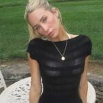 Acne Studios Silk Top by Alix Earle Highlights Her Curves