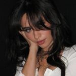 Camila Cabello Shows Lacy Bra Under Unbuttoned Chloe Top