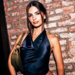 Slinky Top by Emily Ratajkowski Highlights Her Curves