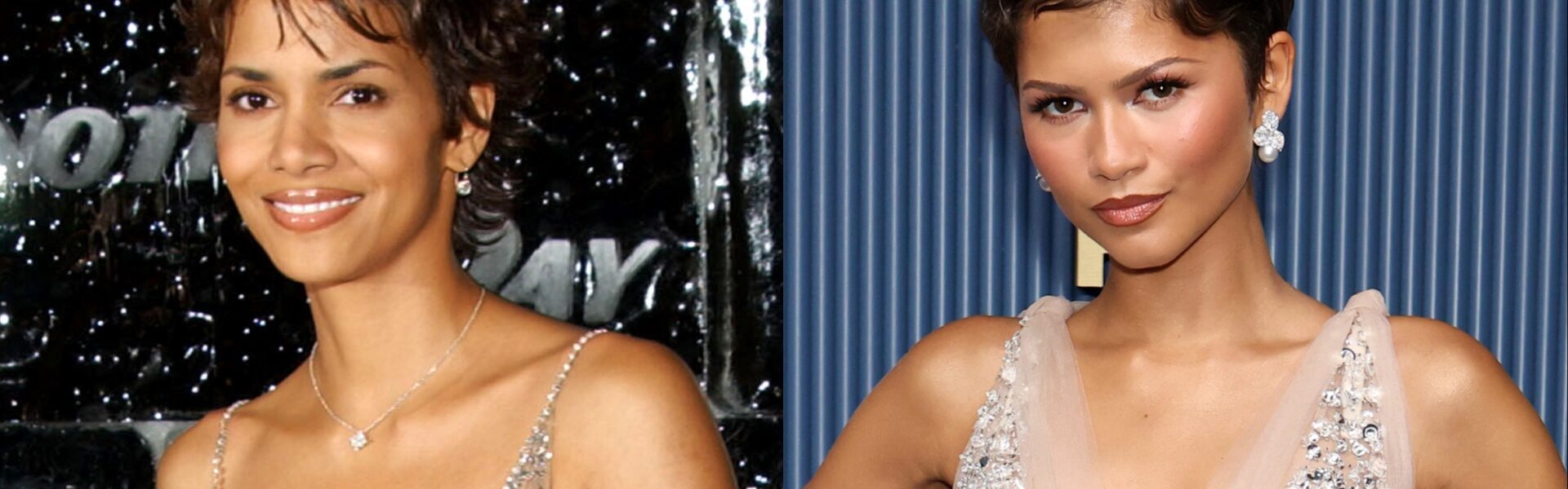 Halle Berry Zendaya pay homage 2026 Emmy Awards 'Die Another Day' premiere look 007 Law Roach