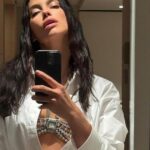 Marella Blazer and High-Cut Bodysuit: Irina Shayk's Bold Look