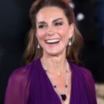 Sheer Low-Cut Gown by Kate Middleton with Jimmy Choo Flair