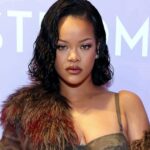 Curves of Rihanna Shine in Sheer Savage x Fenty Lace Thong