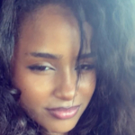 Tyla Goes Pantless in Miu Miu Leather Jacket Minidress for ELLE UK