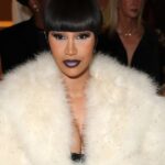 Cardi B's Curves Shine in a Boldly Plunging Dress