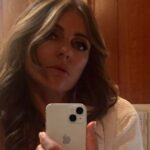 Yara Shoemaker Dress by Elizabeth Hurley Highlights Her Curves