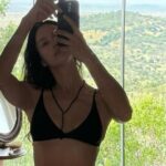 Irina Shayk Teases in Thong After Pulling Down Shorts