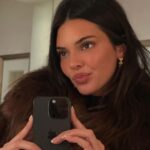 Kendall Jenner Teases in T-Shirt and Bra Combo