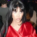 Kourtney Kardashian's Micro Minidress Features High Cut and Deep Plunge