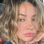 Madelyn Cline's Underwear Shines Through Her See-Through Dress