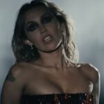 Maison Margiela Dress by Miley Cyrus Features Plunging Neckline