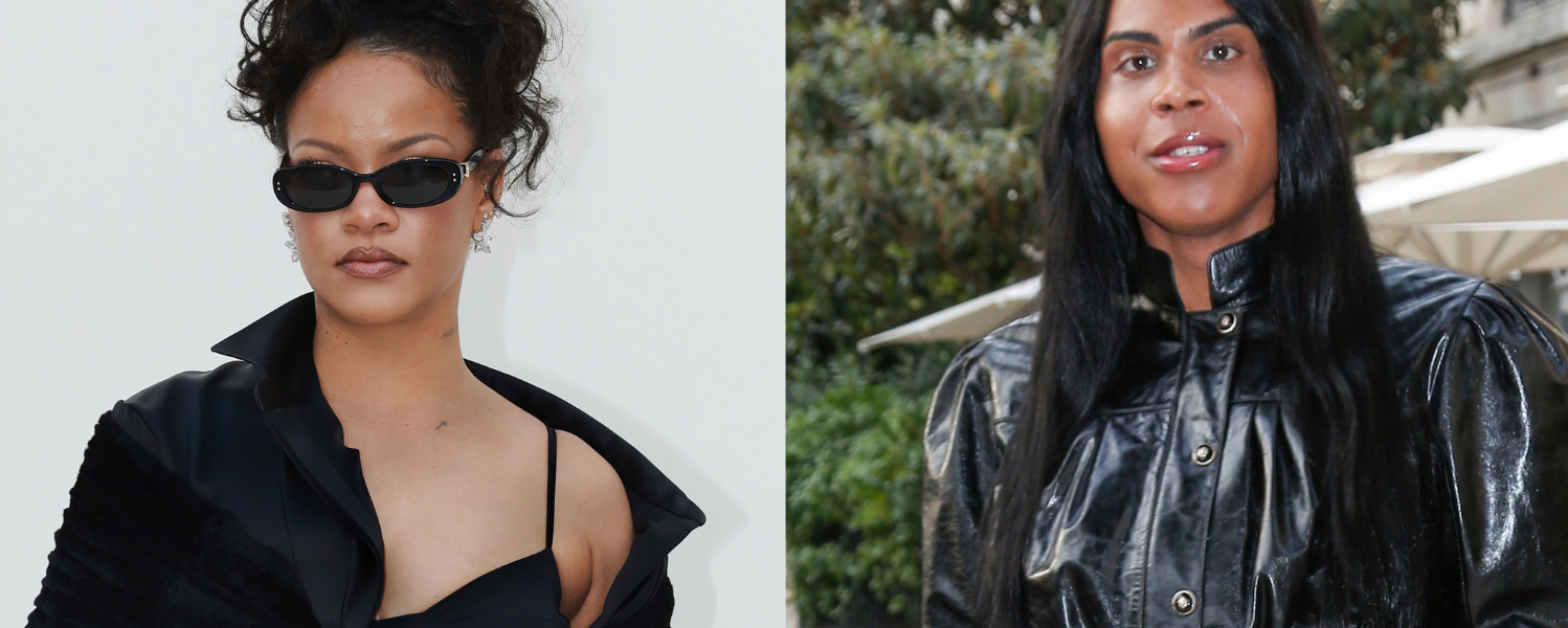 Sheesh! Rihanna Reacts With ONE Word After EJ Johnson Seemingly Shades Her For Being Late To Dior Show (PHOTOS + VIDEO)