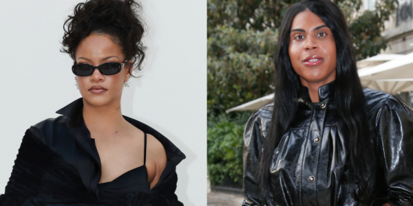 Sheesh! Rihanna Reacts With ONE Word After EJ Johnson Seemingly Shades Her For Being Late To Dior Show (PHOTOS + VIDEO)