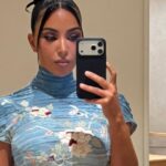 Birthday Girl Kim Kardashian Stuns in Plunging Minidresses